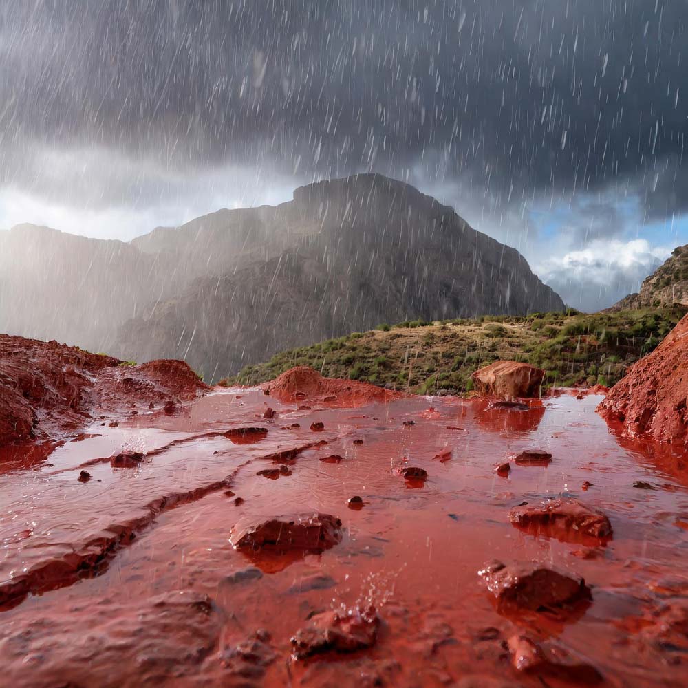 red rain Sri Lanka